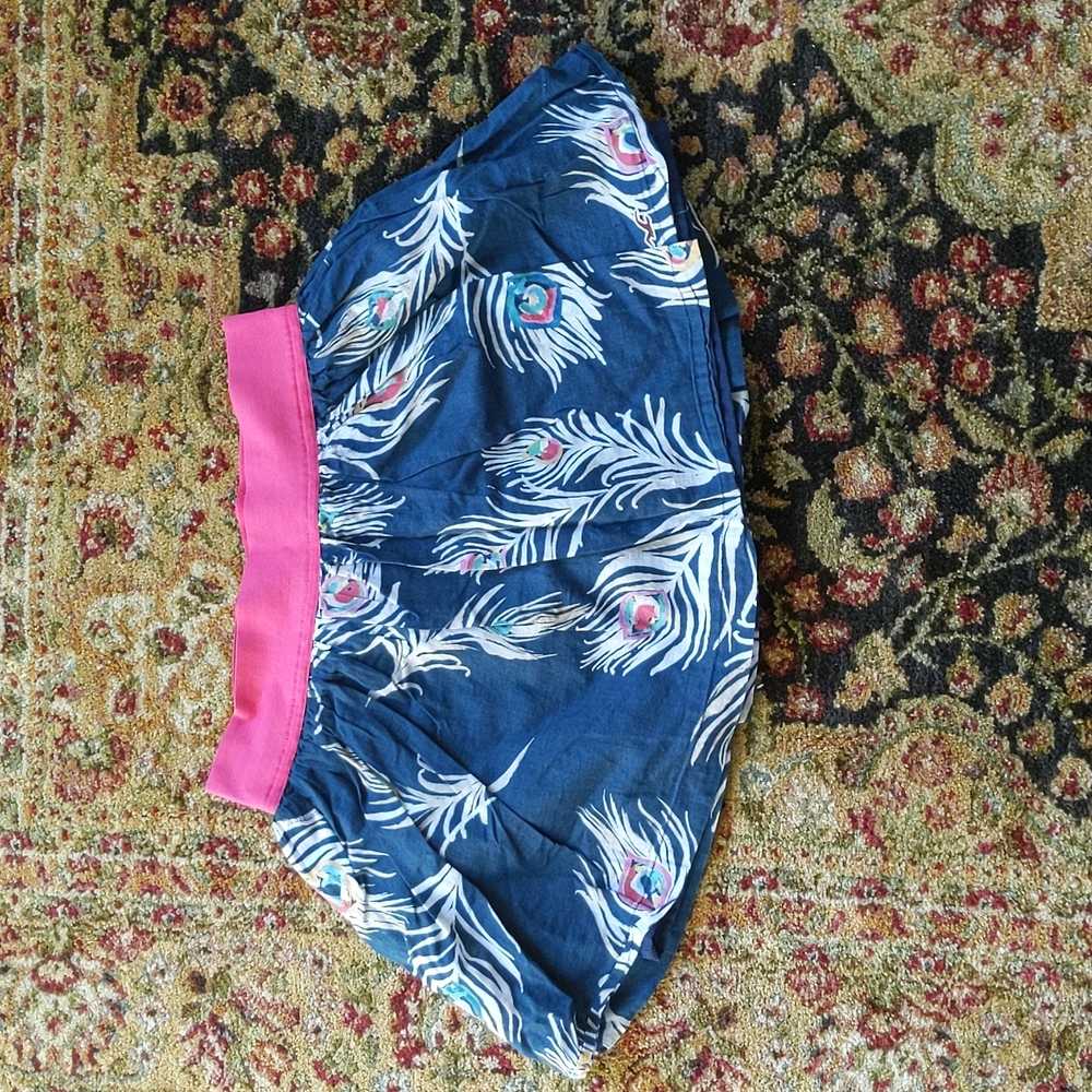 Y2K Hollister Peacock Mini Skirt Y2K Size Medium